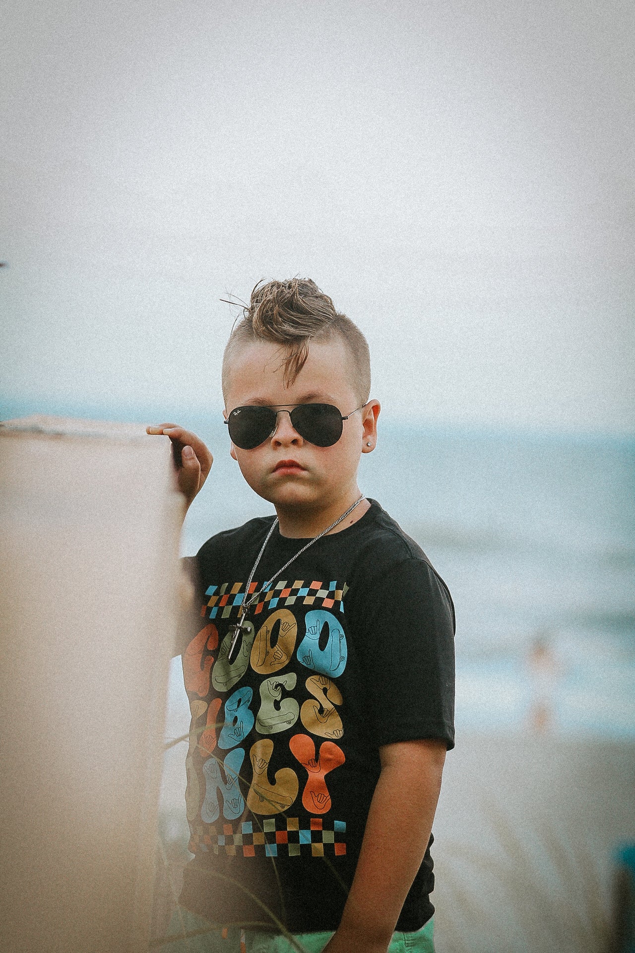 Good Vibes Shaka Sk8board Tee