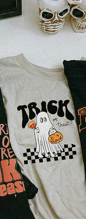 Ghost Trick Or Treat Tee